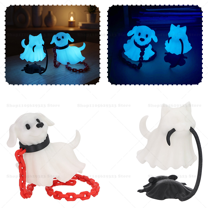 3D Printing Ghosting - Figura de Fantasma que Brilla en