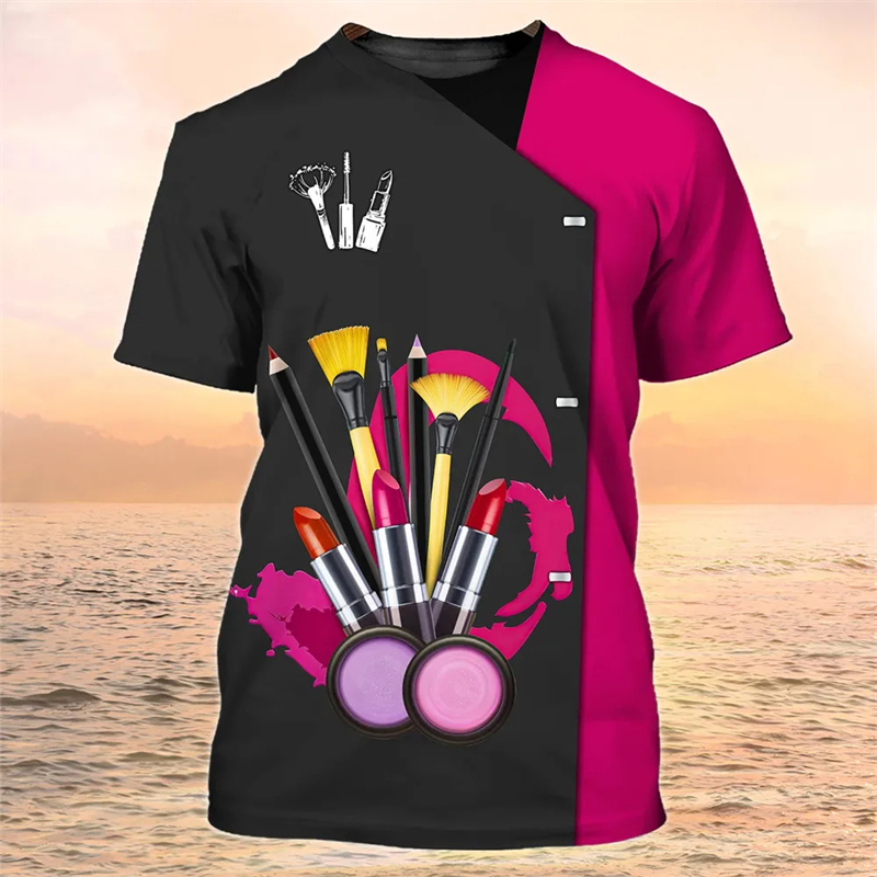 3D Printing Maket - Camisetas de artista de maquillaje para