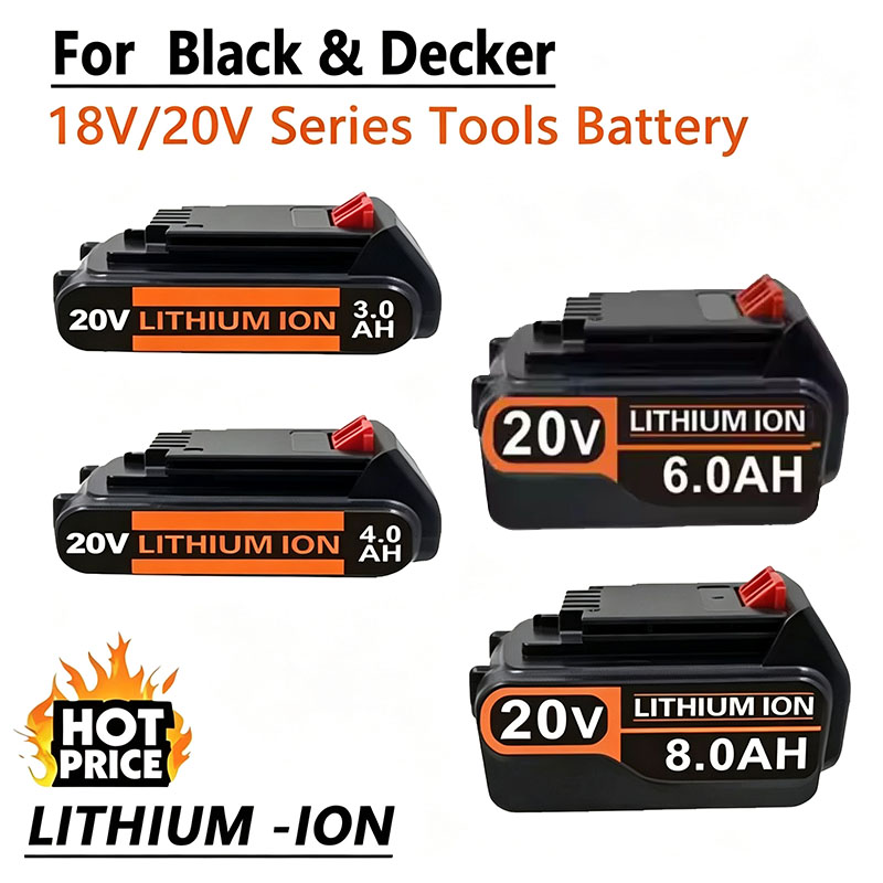 Black+Decker Tool Cordless - Batería de 20V para Herramientas Inalámbricas
