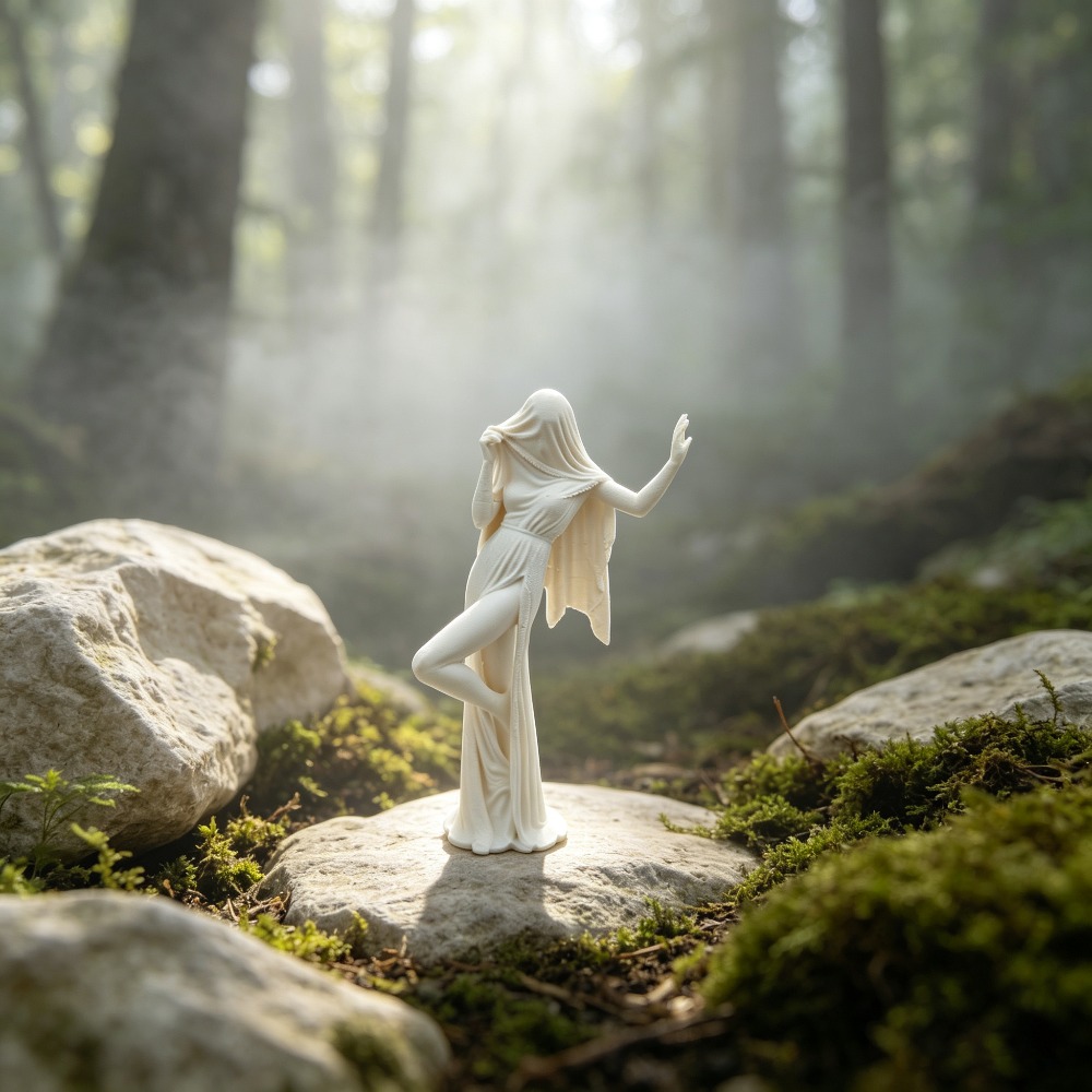 3D Printing Ghosting - Figura de Dama Fantasma Bailarina Misteriosa,