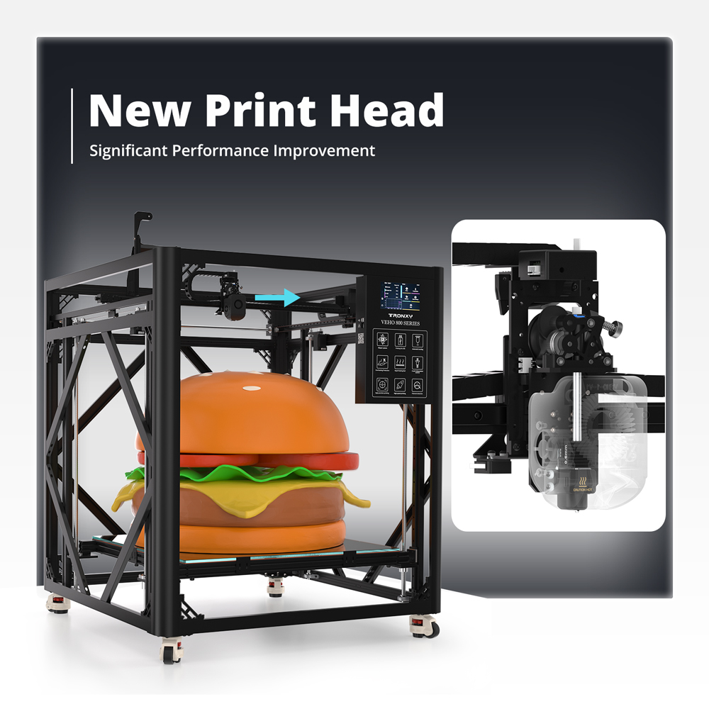 3D Printing X Y Z Axis - Tronxy VEHO-800-12 o PRO Impresión grande