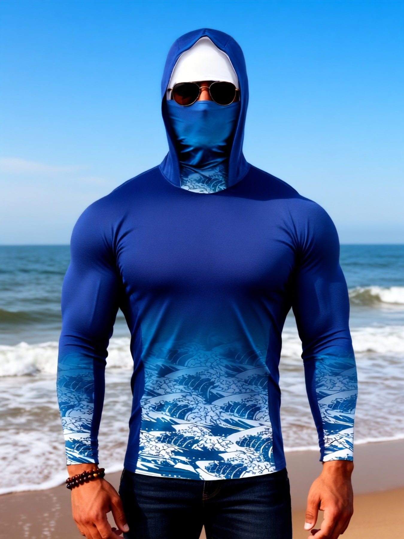 3D Printing Design - Camisa de Manga Larga para Hombre,