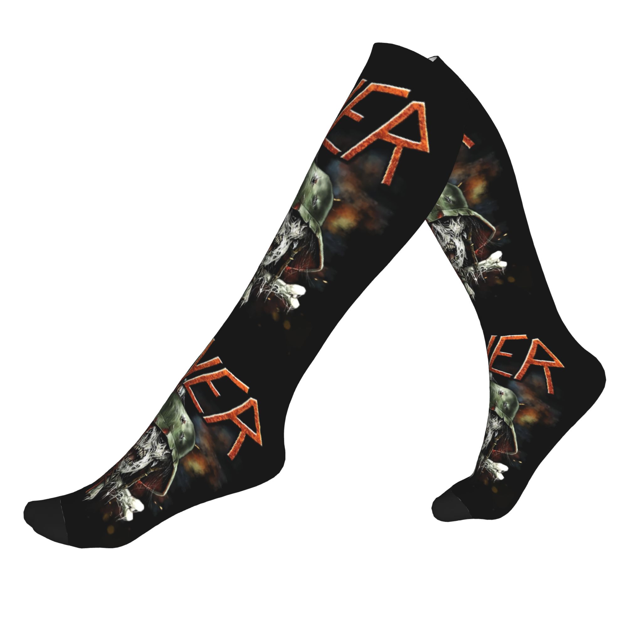 3D Printing Metal - Slayers Heavy Metal Rock Band Calcetines