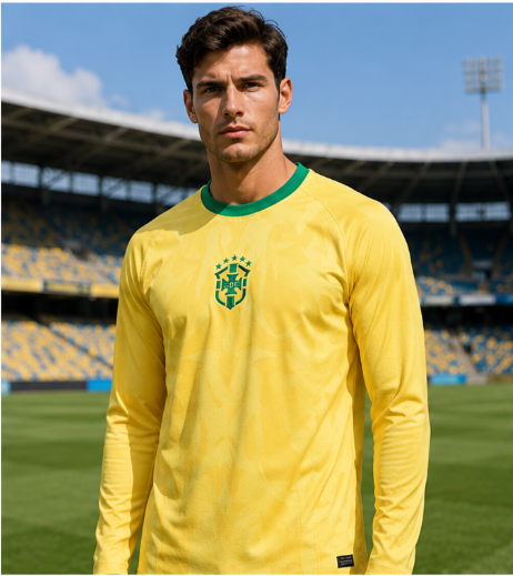 3D Printing Design - Camiseta de Fútbol de Manga Larga