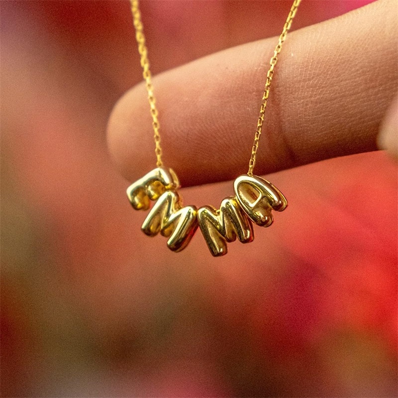 Collares con Letras de Burbuja - 3D Printing Jewellery reseña y precio
