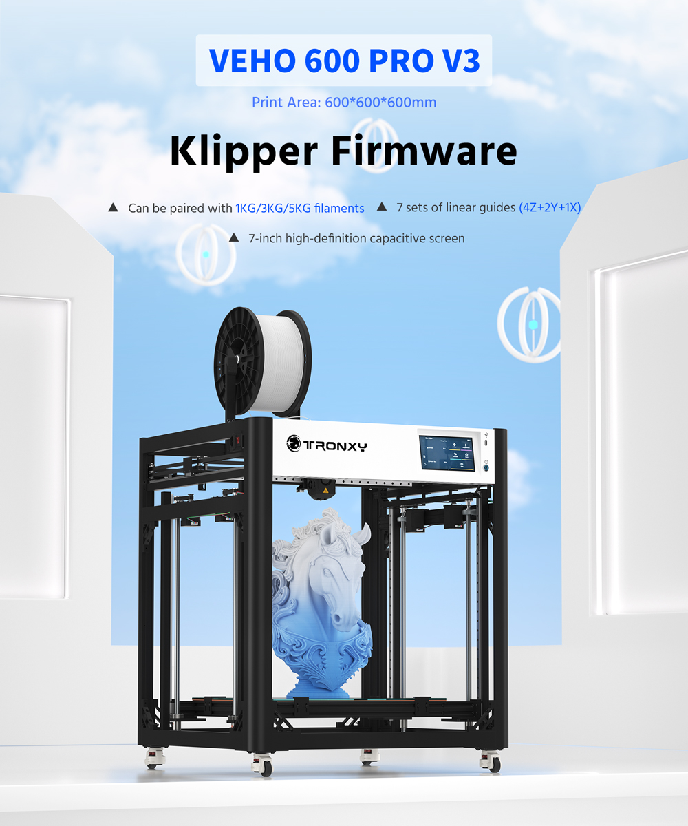 Impresora 3D Tronxy VEHO-600 / - 3D Printing X Y Z Axis reseña y precio
