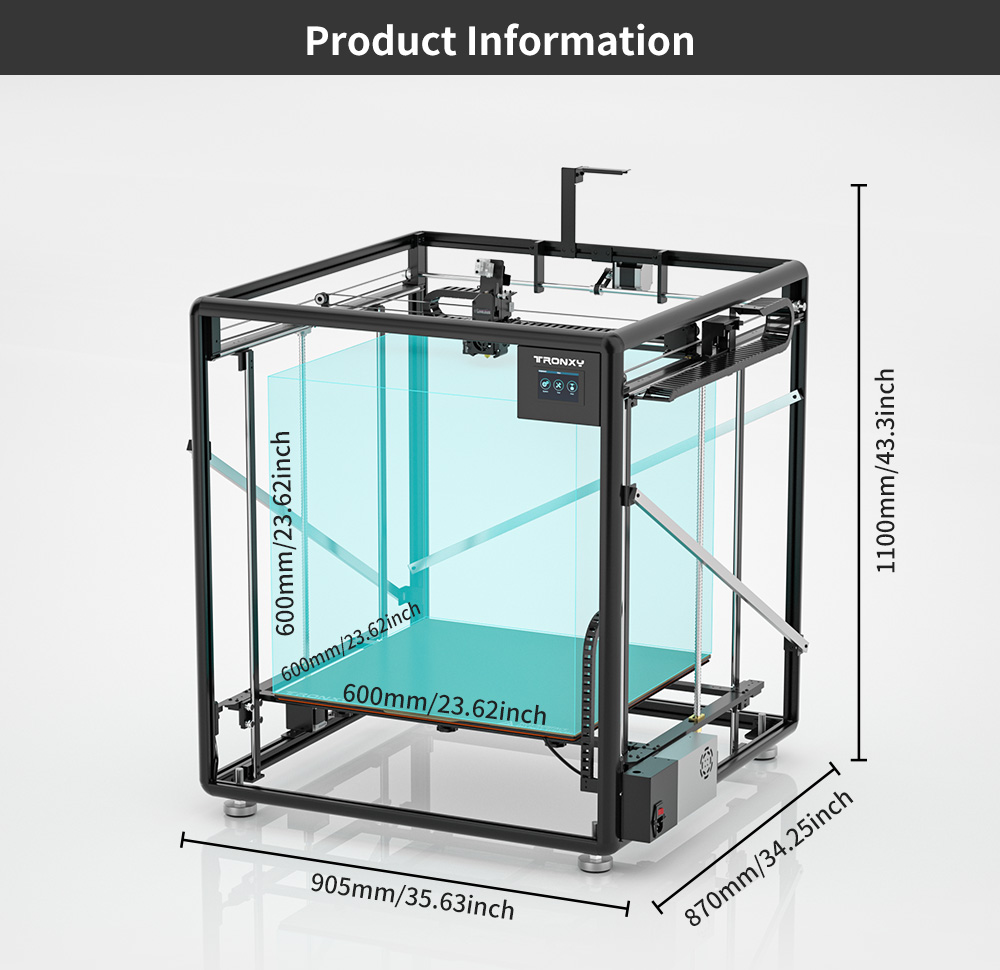 Impresora 3D Tronxy VEHO-600 / - 3D Printing X Y Z Axis reseña y precio