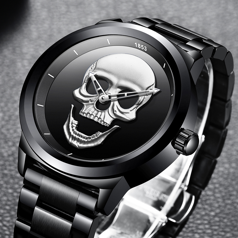 Reloj LIGE Skeleto para hombre - 3D Printing Watch reseña y precio