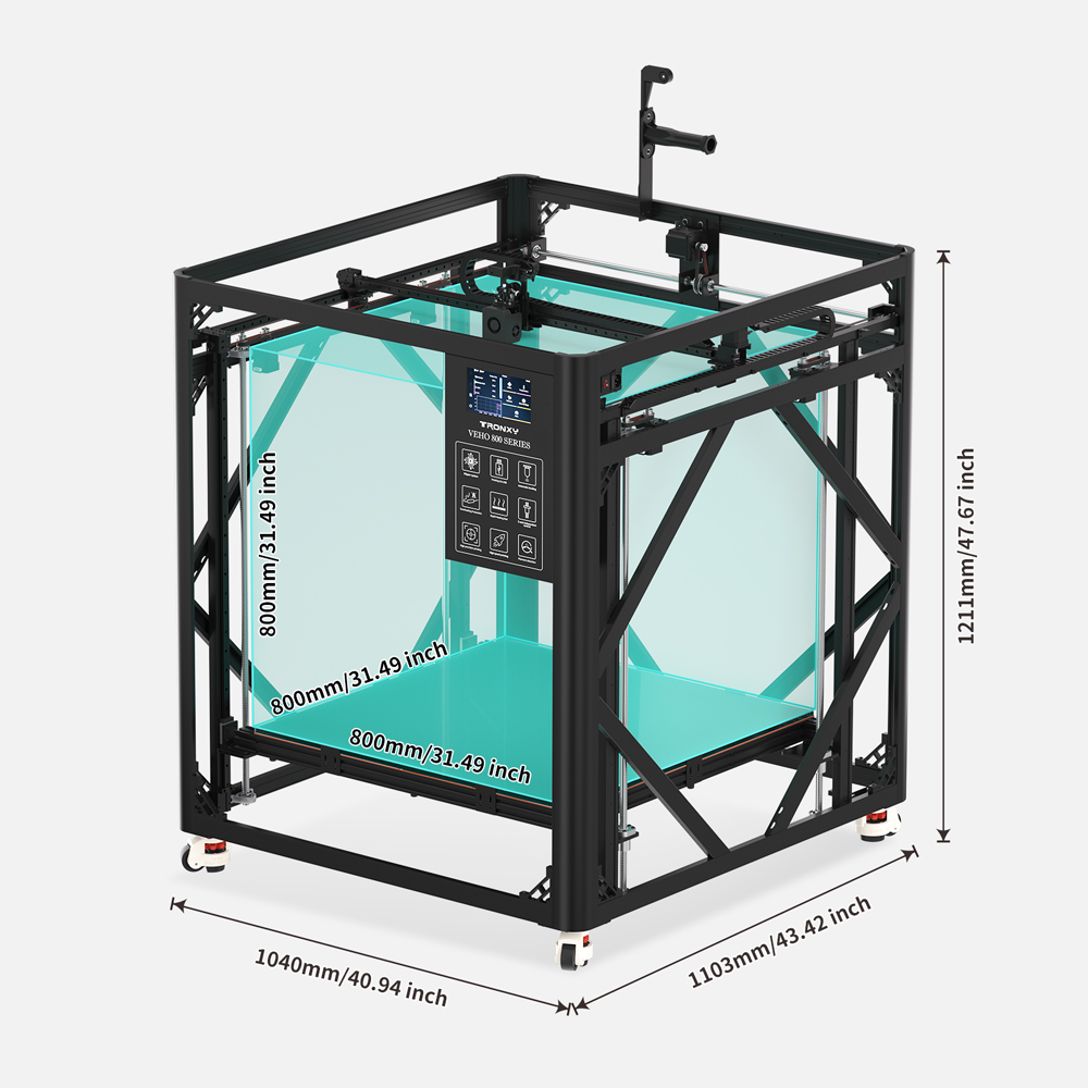 Tronxy VEHO-800-12 o PRO Impre - 3D Printing X Y Z Axis reseña y precio