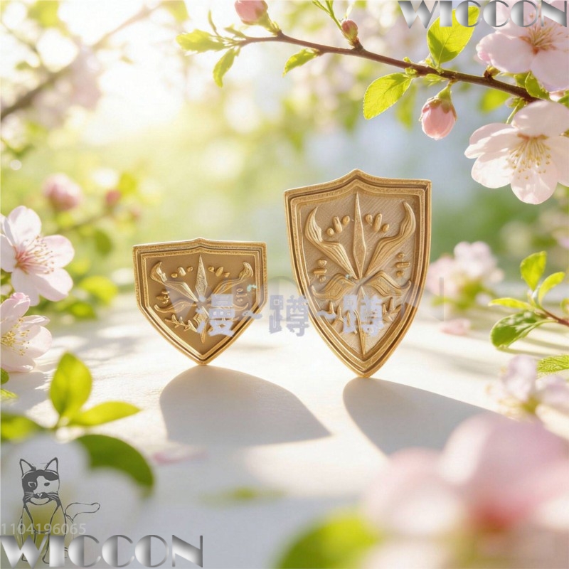 Emblema escolar dorado tsukino - 3D Printing Games Free reseña y precio