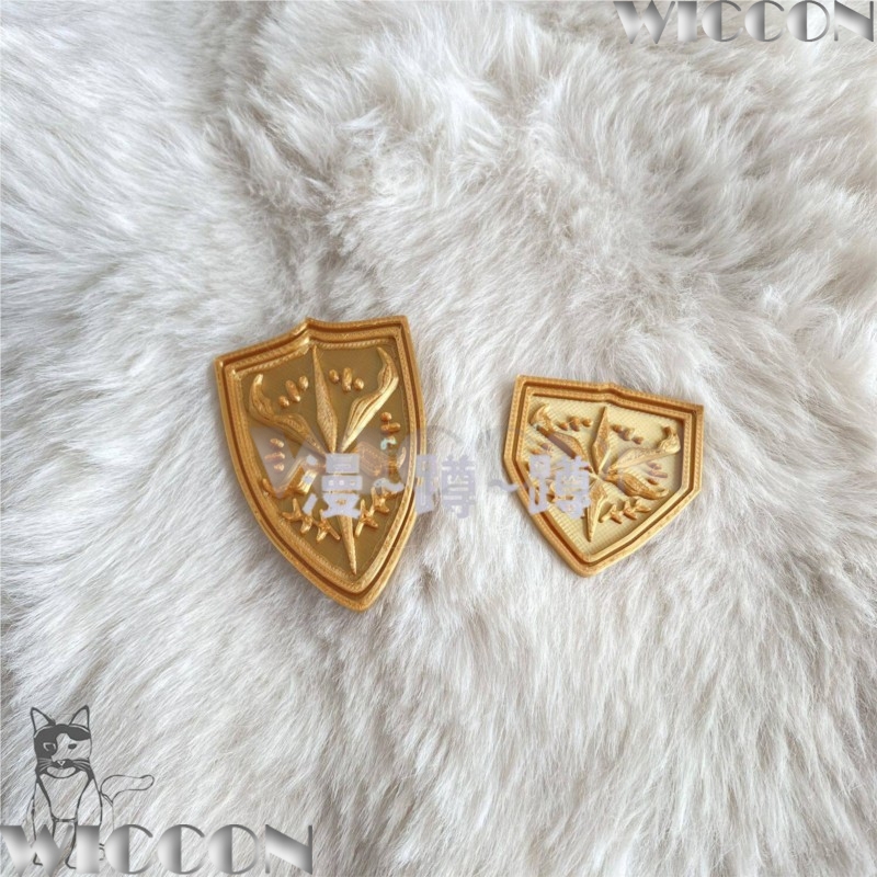 Emblema escolar dorado tsukino - 3D Printing Games Free reseña y precio