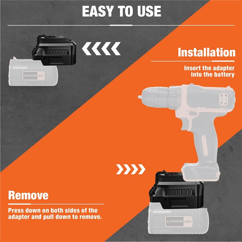 【RECOMENDAR】Adaptador de bater - Black+Decker Tool Cordless reseña y precio