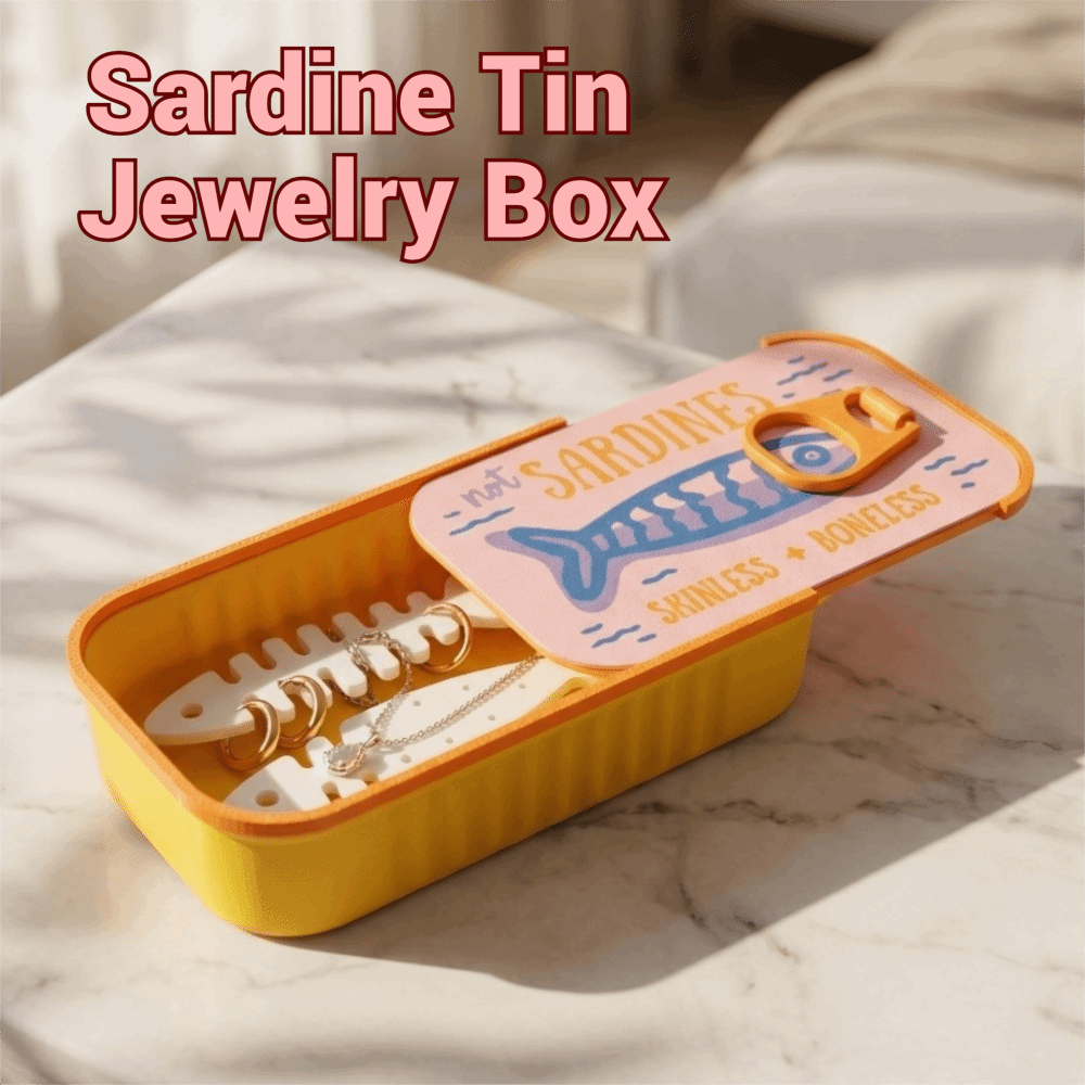 Caja de Joyería con Forma de L - 3D Printing Jewellery reseña y precio