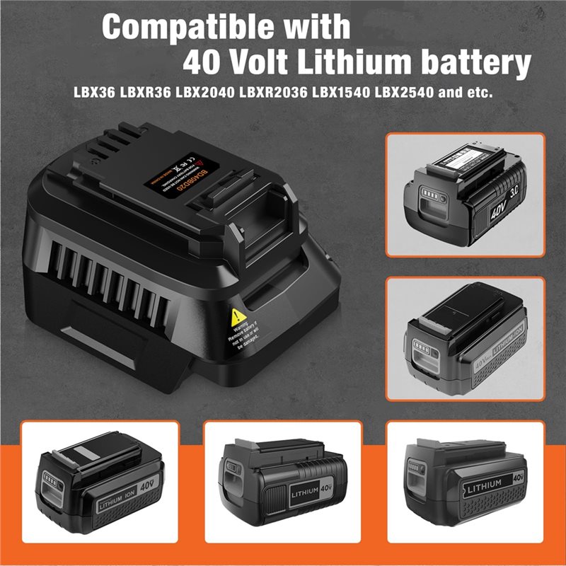 Adaptador de batería Y42A para - Black+Decker Tool Cordless reseña y precio