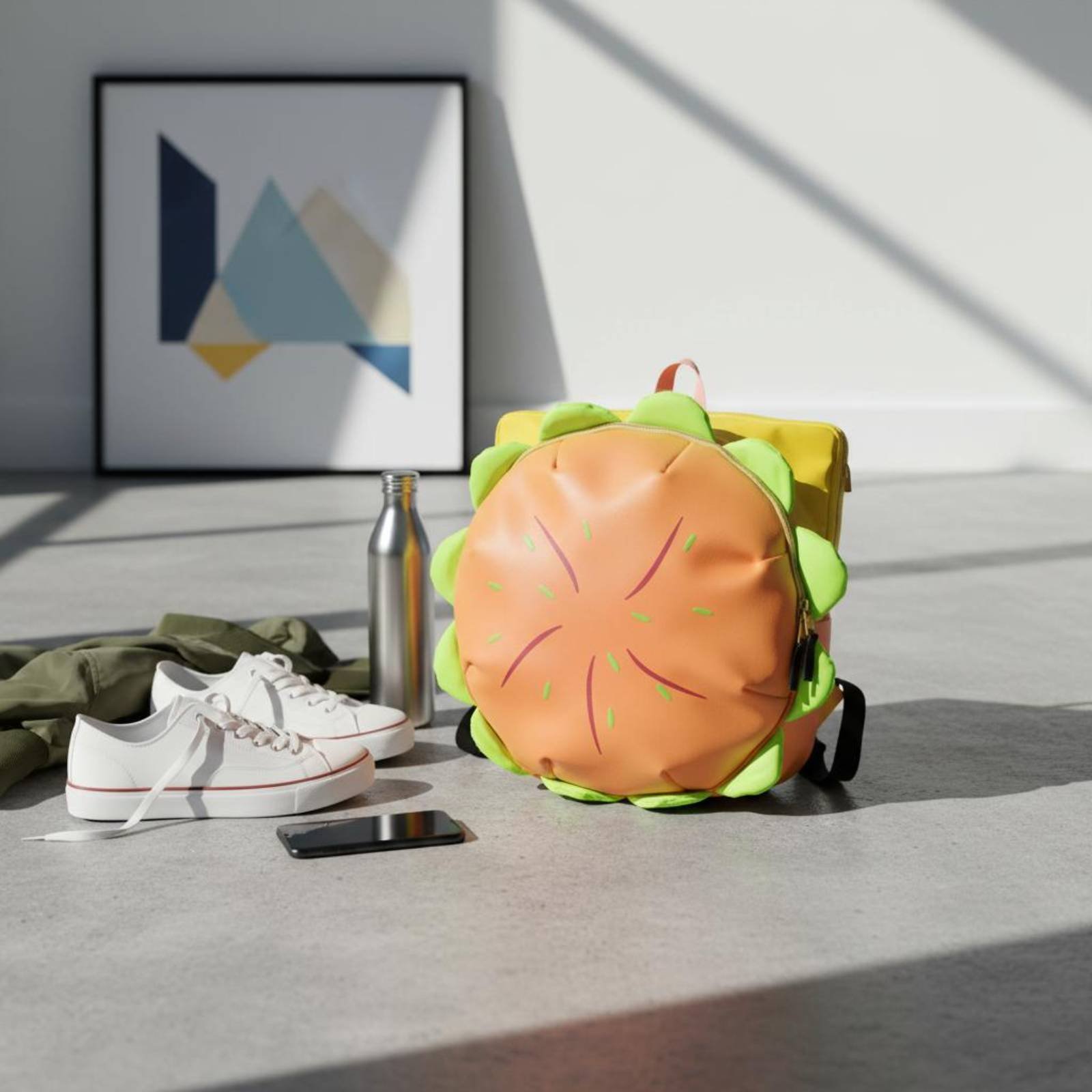 Mochila con diseño de hamburgu - 3D Printing Design reseña y precio