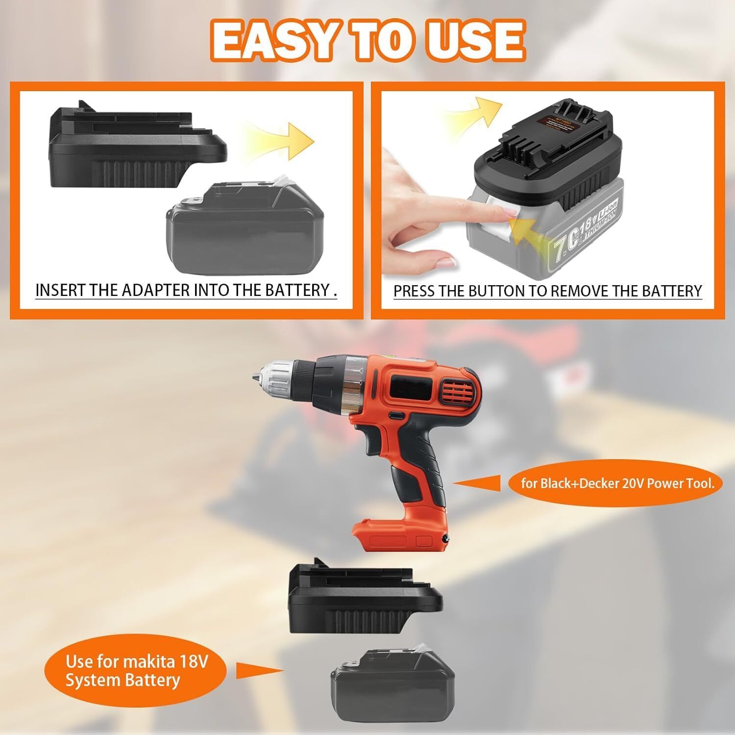 Convertidor para herramientas  - Black+Decker Tool Cordless reseña y precio